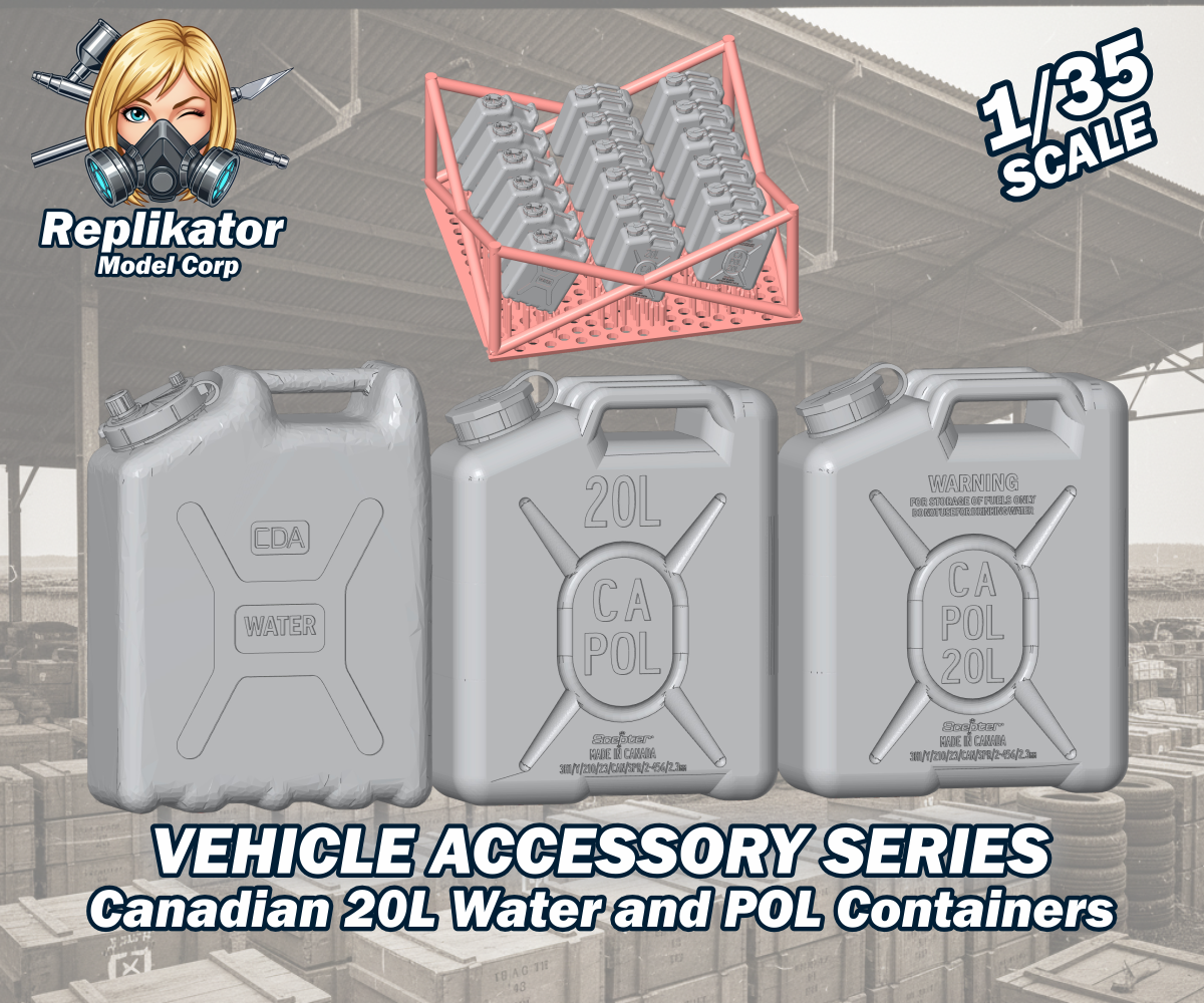 1/35 Canadian 20L Modern Gas & Water Container Set