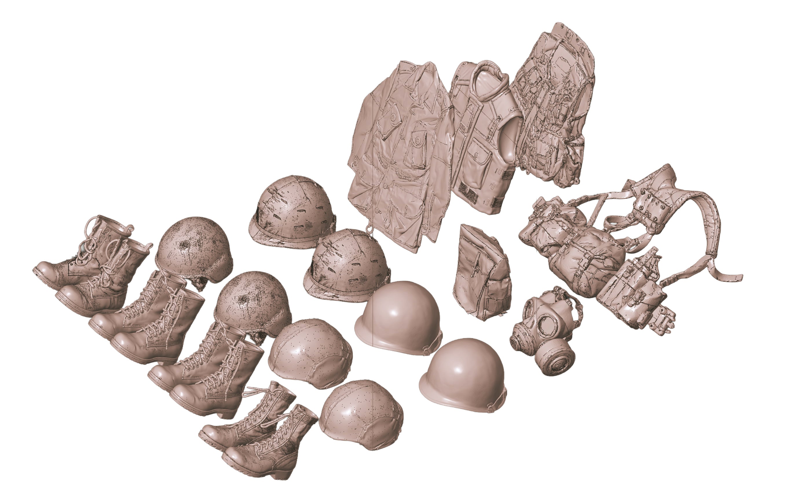 1/35 Scale Canadian 82 Pattern Personal Gear Set
