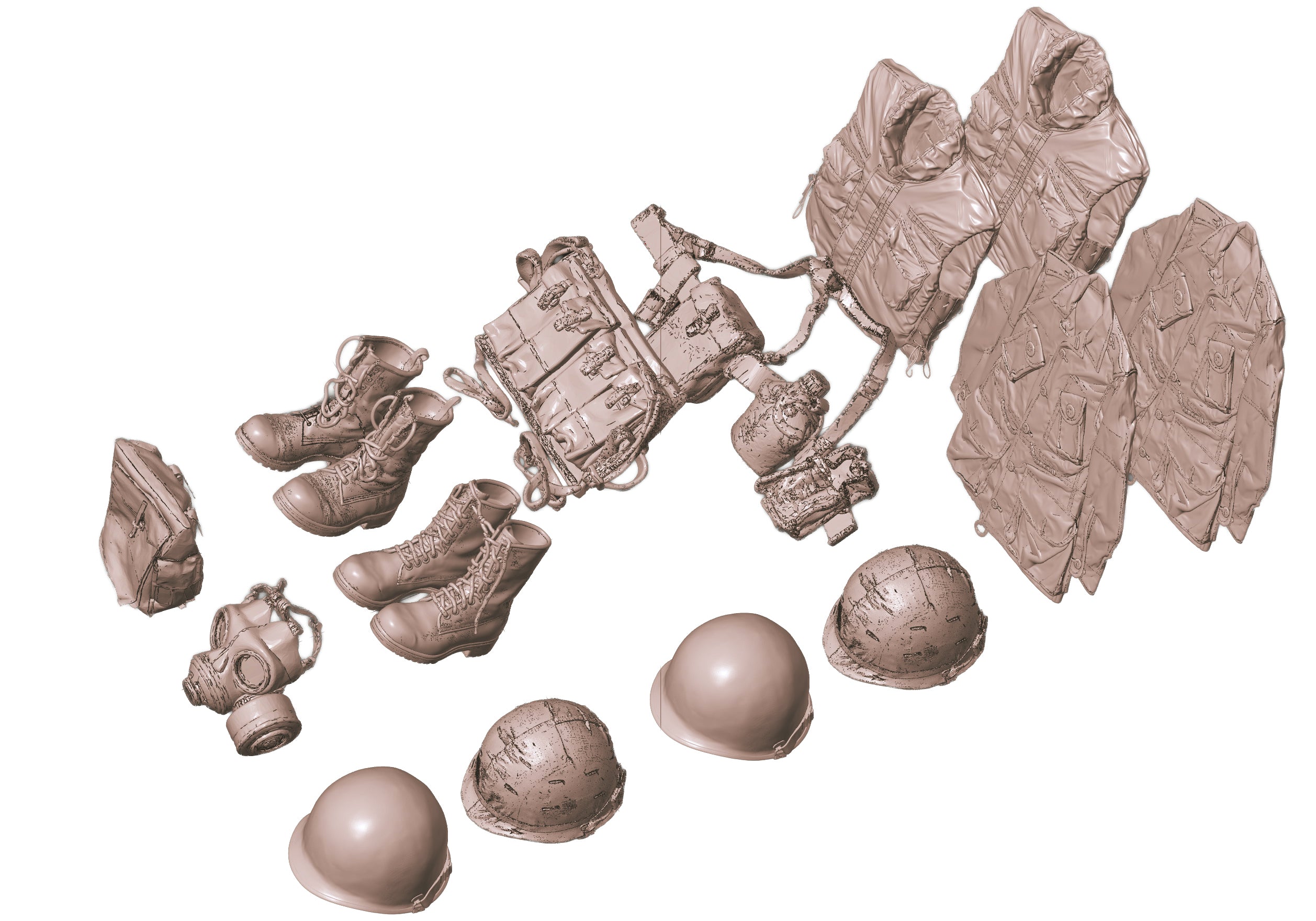 1/35 Scale Canadian 64 Pattern Personal Gear Set