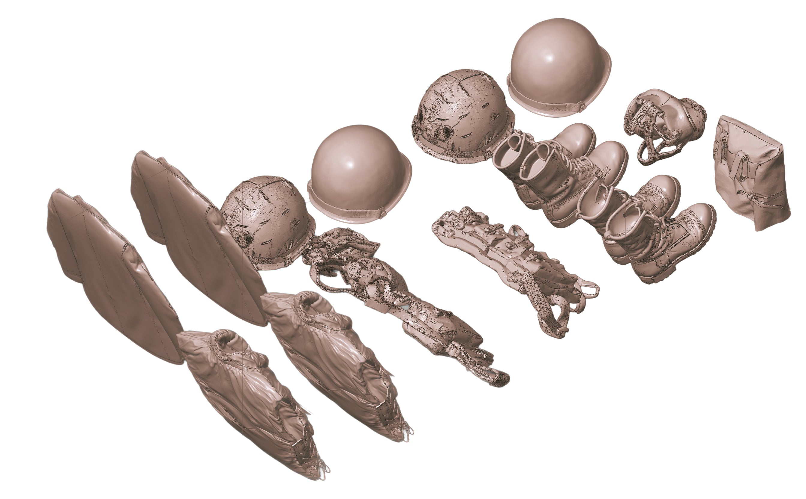 1/35 Scale Canadian 64 Pattern Personal Gear Set