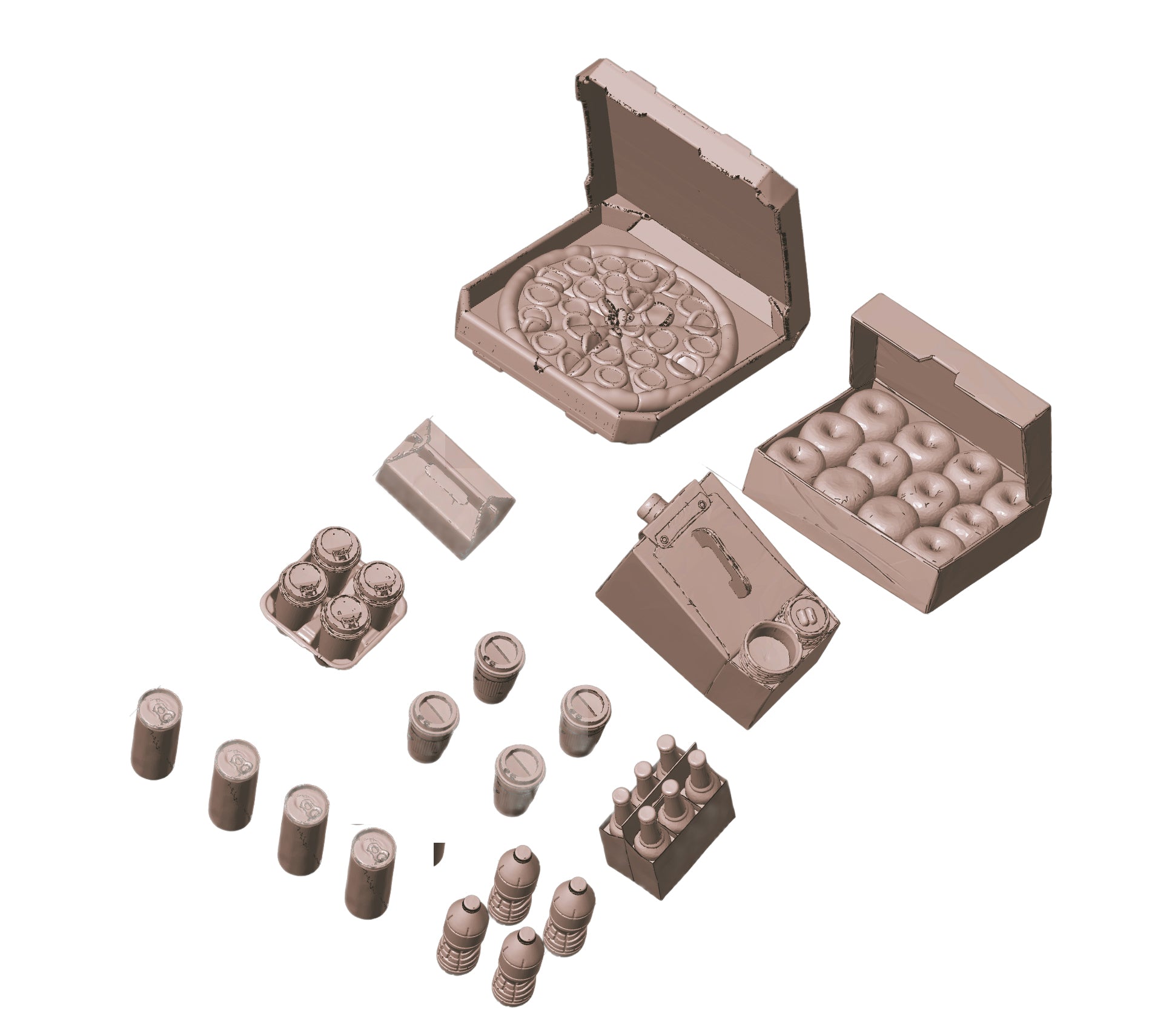 1/35 Scale Epic Canadian Mealtime Set