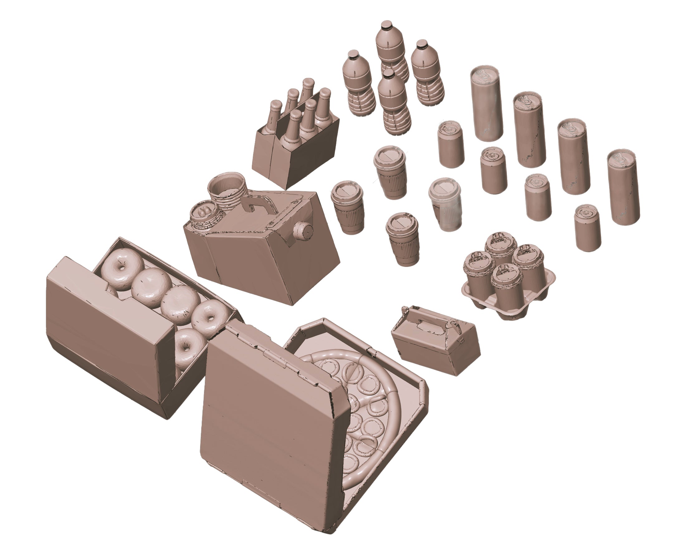 1/35 Scale Epic Canadian Mealtime Set