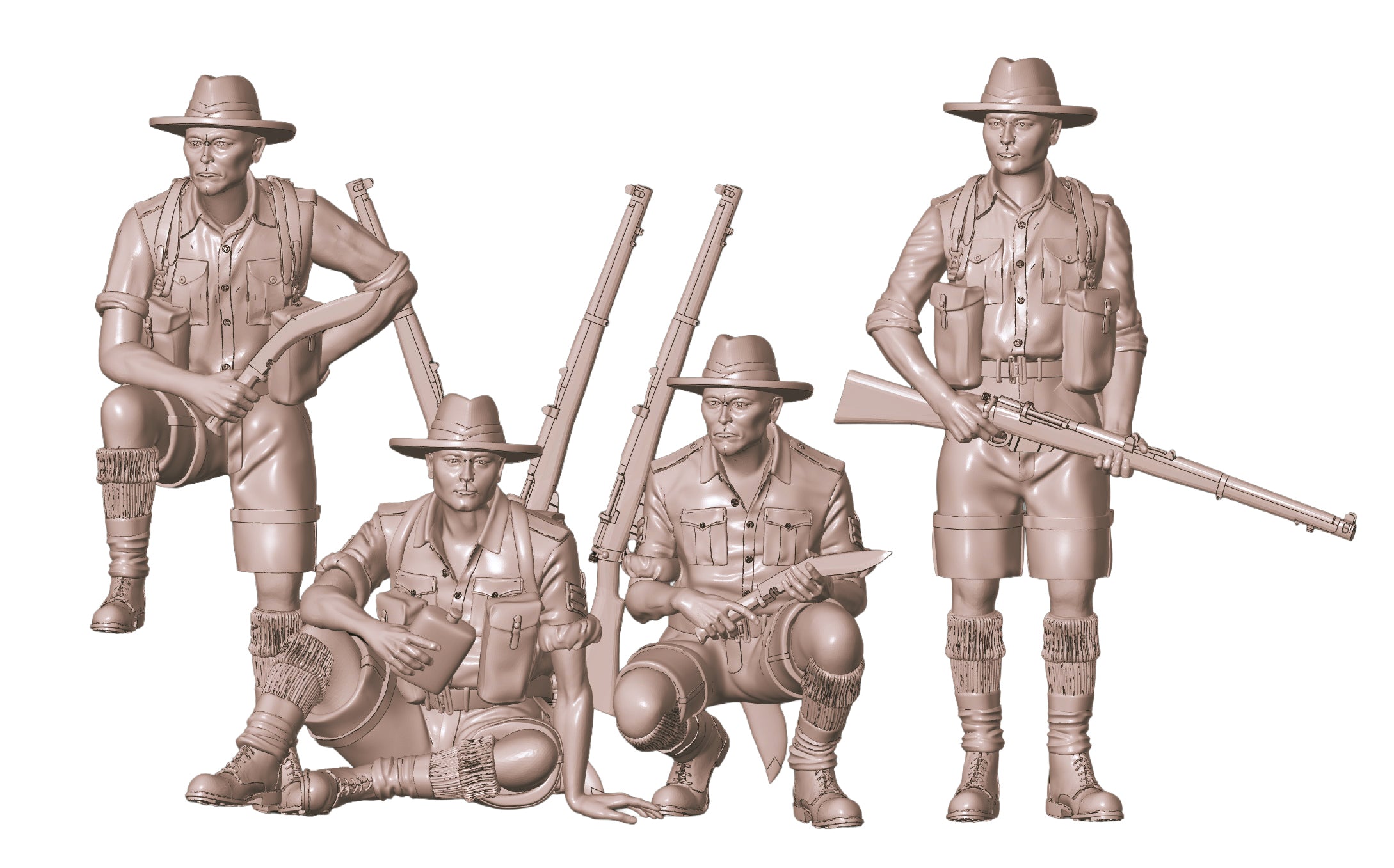 1/35 Scale WWII Gurkha Infantry