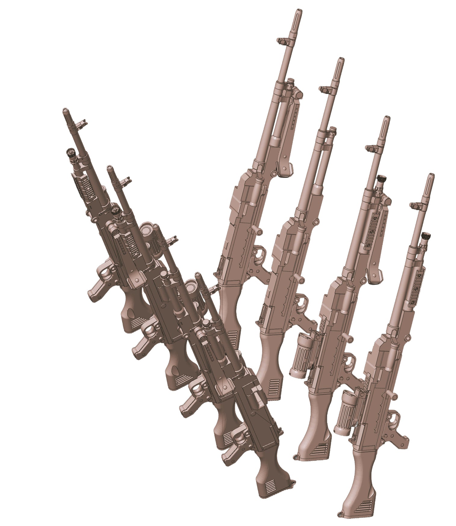 1/35 Scale Canadian C6 & C6A1 GPMG Set