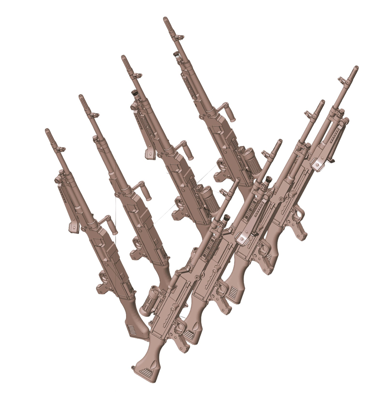 1/35 Scale Canadian C6 & C6A1 GPMG Set