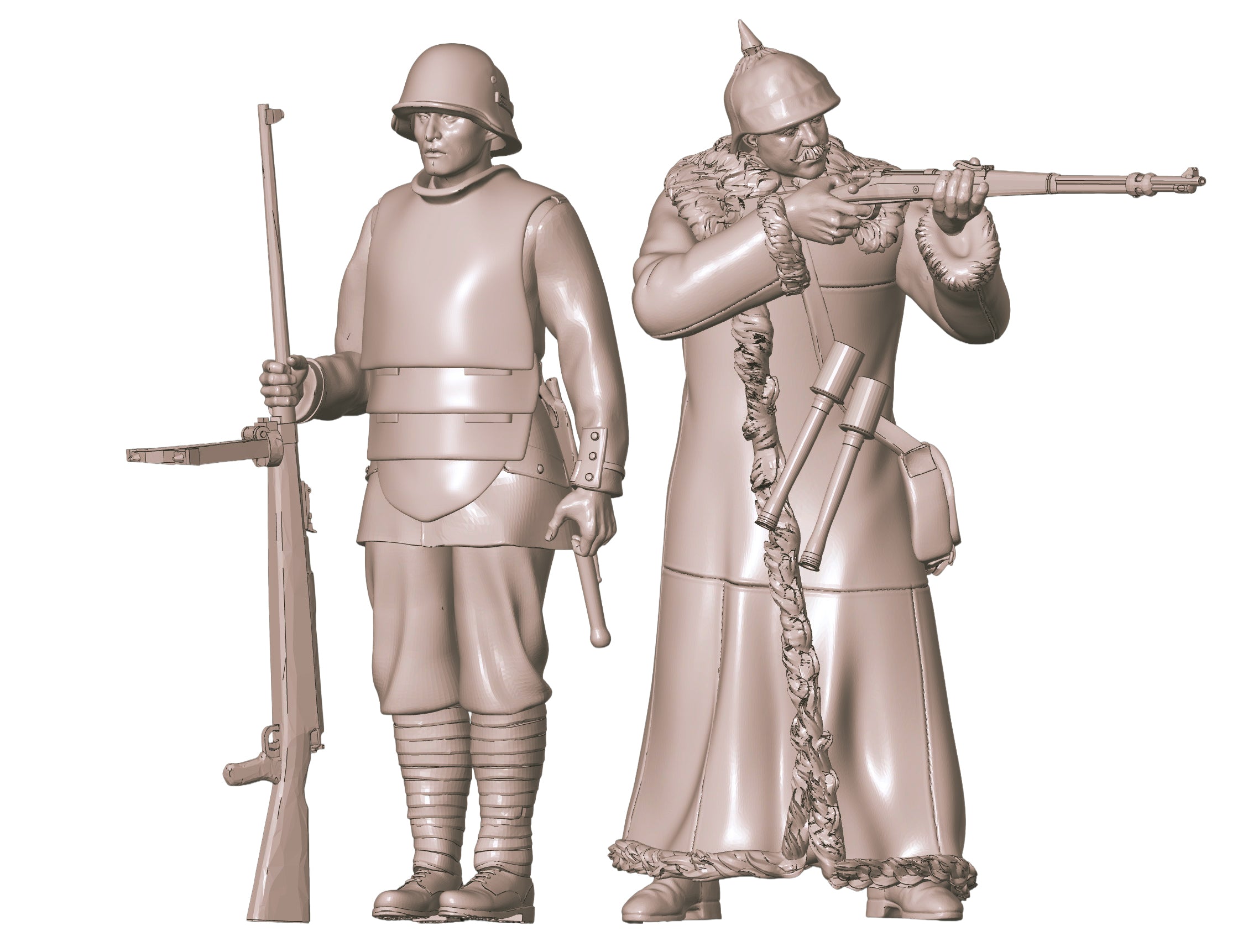 1/35 Scale German Trench Raiders (Set #1)