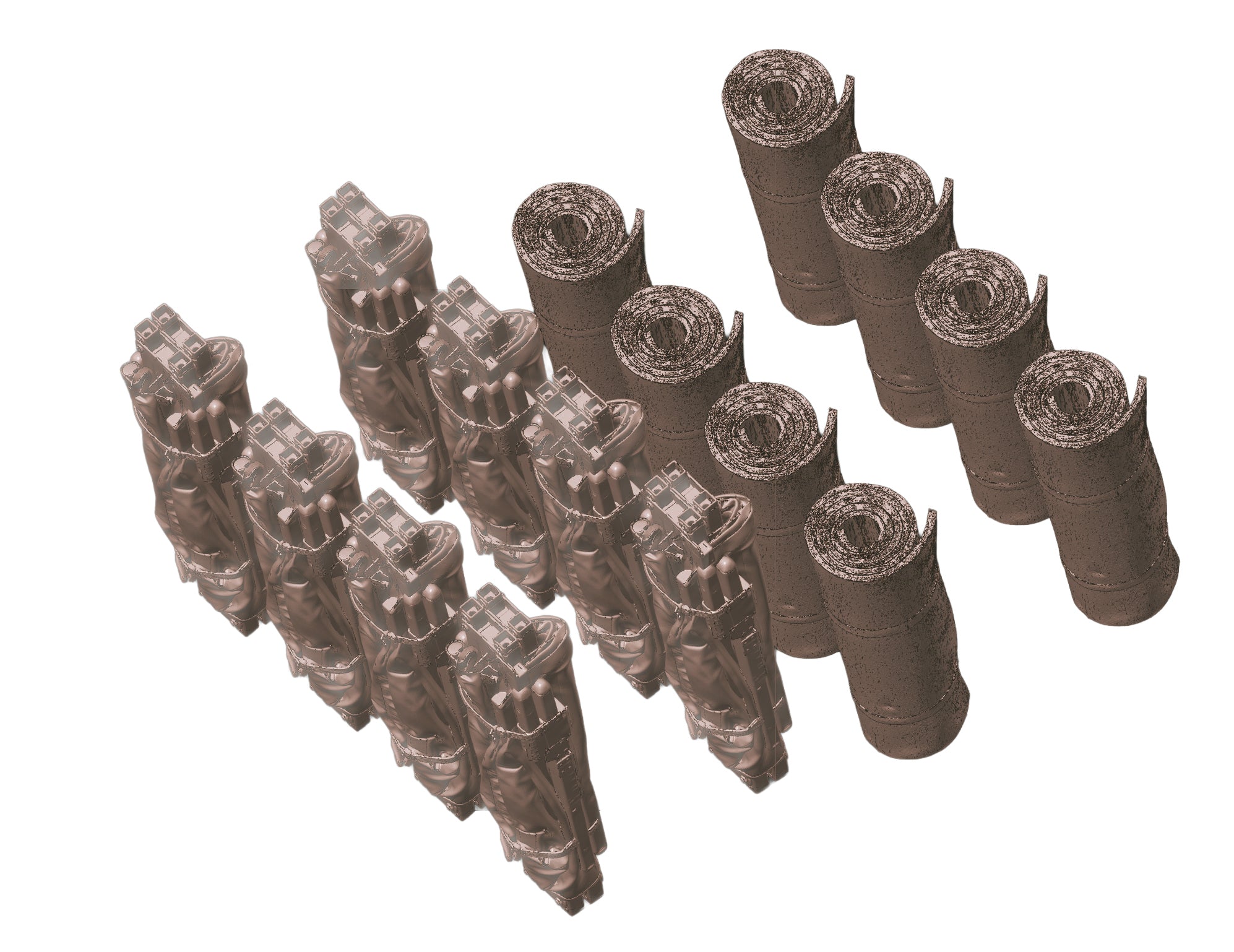 1/35 Scale Army Cots and Bedrolls Stowage Set