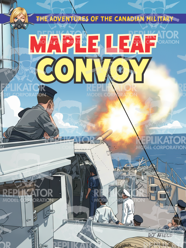 "Maple Leaf Convoy" Graphic Tee (Black)