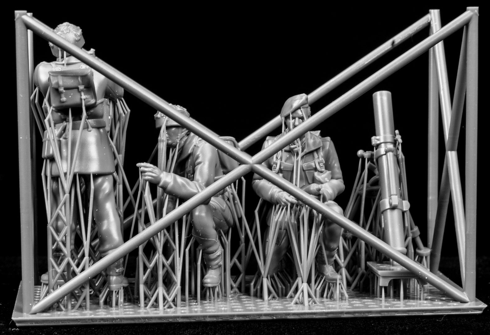 1/35 British Para Mortar Team - Second World War Series
