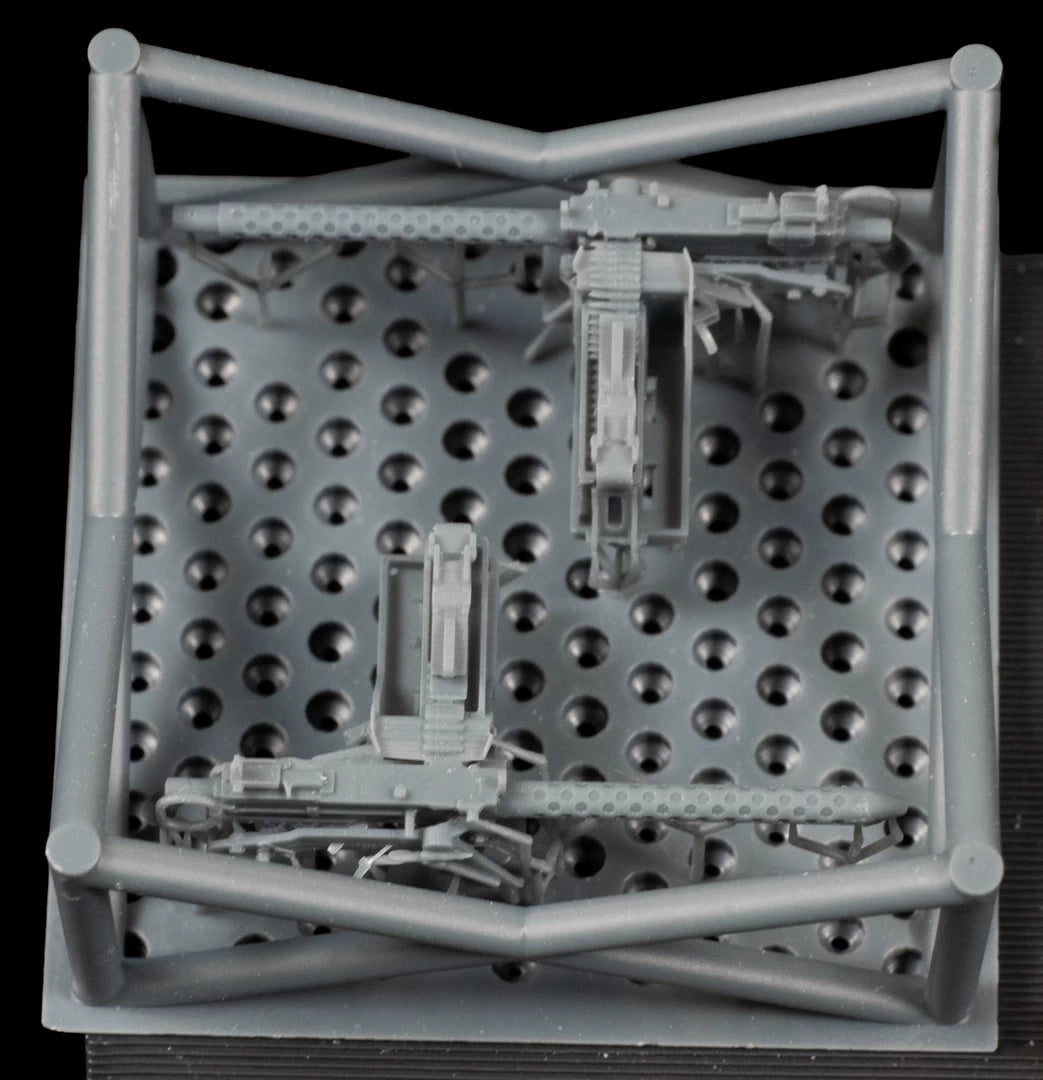 Model kit of C5A1 7.62MG with Replikator Model Corp branding on a white background.