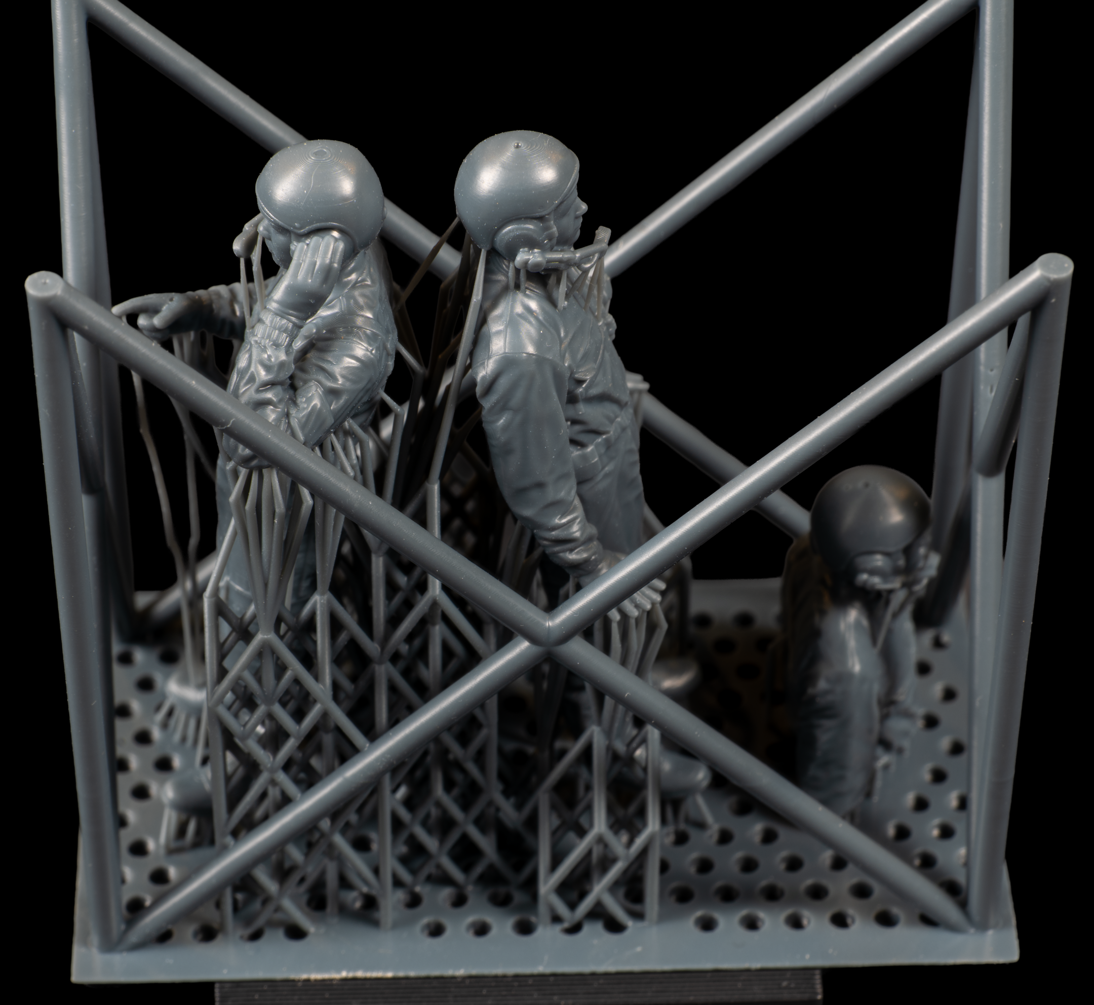1/35 Scale US Tank Crew in Nomex Suits (1980s)