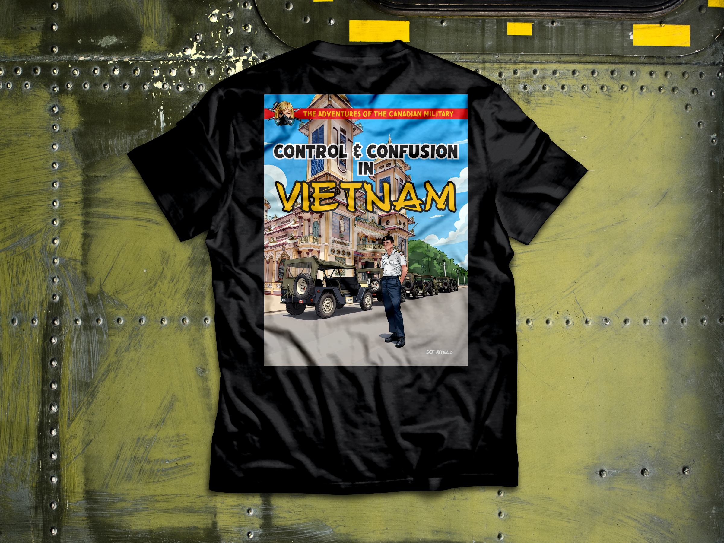 "Control & Confusion in Vietnam" Graphic Tee (Black)
